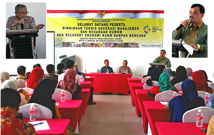 KUKM Terdampak Banjir Bandang Garut Antusias Hadiri Bimtek Advokasi Usaha